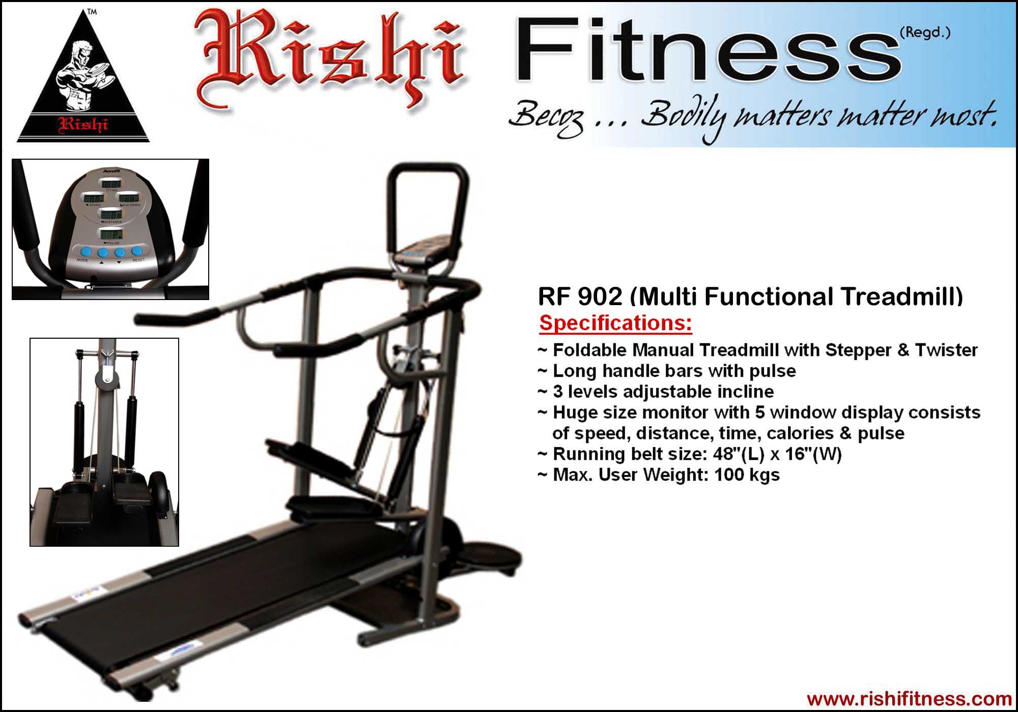 Manufacturers Exporters and Wholesale Suppliers of Manual Treadmill 4 in 1 JODHPUR Rajasthan